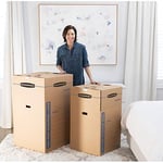 BANKERS BOX SmoothMove 7710501 dolap kutusu, yapışkansız, büyük, 3 adet