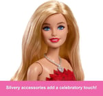 Barbie 80.yıl kırmızı elbiseli, JGD25