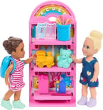 Barbie Bebekler ve Aksesuarlar Bir yetişkin ve iki küçük bebek ile 20'den fazla aksesuardan oluşan Barbie Okulumu Seviyorum oyun seti HRG85