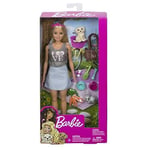 Barbie Bebekler ve Evcil Hayvanlar Barbie ve Sevimli Hayvan Arkadaşları, Yavru Köpek, Tavşan ve Temaya Uygun 7 Parçayla FPR48 FPR48
