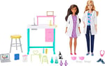 Barbie® Bilim Laboratuarı Oyun Seti, Barbie® Bilim Laboratuvarı oyun seti, 2 bebek, laboratuvar tezgahı ve 10'dan fazla aksesuar, HJY95