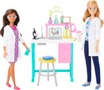 Barbie® Bilim Laboratuarı Oyun Seti, Barbie® Bilim Laboratuvarı oyun seti, 2 bebek, laboratuvar tezgahı ve 10'dan fazla aksesuar, HJY95