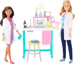 Barbie® Bilim Laboratuarı Oyun Seti, Barbie® Bilim Laboratuvarı oyun seti, 2 bebek, laboratuvar tezgahı ve 10'dan fazla aksesuar, HJY95