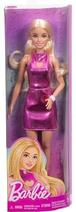 Barbie® Büyüleyici Parti Bebekleri - Pembe Metalik Elbiseli Sarışın, 3Y+, HYT88