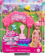 Barbie Chelsea'nin Şeker Dükkanı Oyun Seti Barbie Chelsea ve lolipop standı, aksesuarlar içeren 10 parçalık oyun seti HRM07
