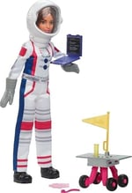 Barbie Deluxe Kariyer Bebek - Astronot Barbie Deluxe Kariyer Bebek - Astronot, tekerlekli keşif aracı ve uzay kaskı dahil 10 aksesuar HRG45