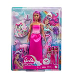 Barbie™ Dreamtopia Bebek ve Aksesuarlar Barbie Bebek ve evcil hayvanları, kıyafetli bebek, deniz kızı kuyruğu ve etek HLC28 - Seçenekler: Deniz kızı bebek (pembe saç)...