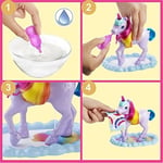 Barbie Dreamtopia Bebek ve Tek Boynuzlu At, renk değiştiren tuvaletiyle tek boynuzlu at ve 18 aksesuar, 3-7 yaş GTG01
