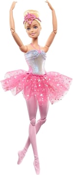 BARBIE™ DREAMTOPIA IŞILTILI BALERİN™ Barbie bebek | sarışın balerin bebek | sihirli ışık özelliği HLC25