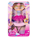 BARBIE™ DREAMTOPIA IŞILTILI BALERİN™ Barbie bebek | sarışın balerin bebek | sihirli ışık özelliği HLC25
