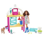 Barbie Eğlenceli Çiftlik Hayatı Oyun Seti, 4 yaş ve üzeri, HGY88
