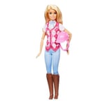 Barbie Gizemleri, Büyük At Kovalamacası dizisinden Barbie 'Malibu' bebek ve aksesuarlar, çıkarılabilir binici kıyafeti ve kaskıyla bebek, HXJ38