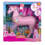 Barbie Işıltılı Tek Boynuzlu At oyuncağı, Düğmelerine basınca ve başını sevince etkinleşen 20 interaktif ışık, ses ve müzik kombinasyonu bulunan, JCP78