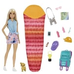 Barbie Kampa Gidiyor Oyun Seti Barbie Kampa Gidiyor Oyun Seti, yavru köpeği ve 10'dan fazla aksesuar, 3-7 yaş HDF73