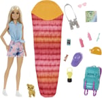 Barbie Kampa Gidiyor Oyun Seti Barbie Kampa Gidiyor Oyun Seti, yavru köpeği ve 10'dan fazla aksesuar, 3-7 yaş HDF73