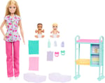 Barbie Kariyer Bebekleri çocuk doktoru oyun seti, üniforma giyen sarışın Barbie bebek, 2 bebek figürü, muayene masası ve aksesuarlar, JMK12 | Doktor Moda Bebek, Muayene Masası ve Daha Fazlası, 3 Yaş Ü