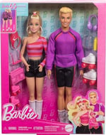 Barbie & Ken 65. Yıl 2'li Parti Bebekler Barbie & Ken 65. Yıl 2'li Parti Bebekler ve 6 aksesuarlı set, paten teması, 65. yıl dönümü HXK90