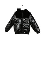 Barbie Kız Çocuk Kapüşonlu Kürklü Mont, 3-4 Yaş, 5003011165, Siyah, Kız Çocuklar