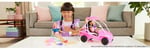 Barbie Mysteries: Beach Detectives oyun seti, oyuncak plaj arabası ve plaj sandalyesi ile havlu dahil 10'dan fazla aksesuar, JFV68