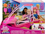 Barbie Mysteries: Beach Detectives oyun seti, oyuncak plaj arabası ve plaj sandalyesi ile havlu dahil 10'dan fazla aksesuar, JFV68