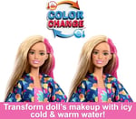 Barbie Pop Reveal bebek ve aksesuarları; kokulu bebek, yumuşacık evcil hayvan, renk değişimi özelliği ve şekillendirilebilir kum gibi 15'ten fazla sürpriz içeren Sürprizli Bardak Oyun Seti, HRK57