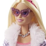 Barbie Prenses Macerası Prenses Tarzı Bebeği (30 cm boyunda), Yavru köpeği ile 3-7 yaş için GML76
