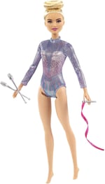 BARBIE RİTMİK JİMNASTİKÇİ (SARI SAÇLI) BEBEK Barbie Ritmik Jimnastikçi, Sarı Saçlı Bebek GTN65 GTN65