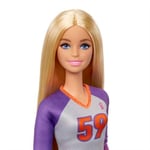 Barbie Sporcu Bebekler, üniforması ve topuyla Barbie Voleybolcu Bebek ile aksesuarları, HKT72