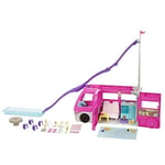 Barbie'nin YENİ Rüya Karavanı 76 cm yükseklik, havuz, kaydırak ve 60'tan fazla aksesuar HCD46