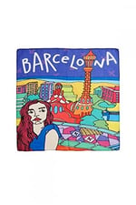 Barcelona Desenli Bandana