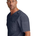 BARCO Grey's Anatomy Scrubs - Evan Scrub Top Erkekler için, Lapover V Yaka Kolay Bakım Erkek Scrub Üst