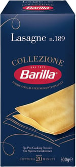 Barilla Lazanya/Lasagne Makarna, 500 Gr x 2 Paket