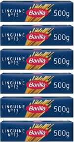 Barilla Linguine Yassı Spagetti, 500 G, 6'lı Paket