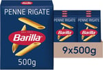 Barilla Penne Rigate (Kalem) Makarna 500 g. X 9
