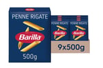 Barilla Penne Rigate (Kalem) Makarna 500 g. X 9