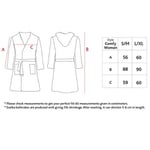 Barselona Kırmızı Comfy Classy Bambu/Organik Pamuk Peştamal Kadın Bornoz/Sabahlık