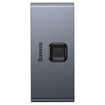 Baseus Matrix 2 in 1 Çok Fonksiyonlu Bilgisayar/Telefon HDMI Hub Adaptörü, Koyu Gri, HDMI Giriş Çıkış 4K & ARC, 4K 60 Hz Destekli, Seyahat Boy