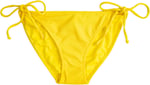 Basic Bikini Altı Yanları Bağlama Detaylı Dokulu Normal Bel