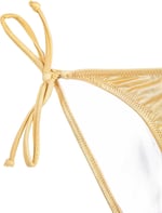 Basic Bikini Altı Yanları Bağlama Detaylı Dokulu Normal Bel
