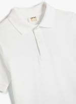 Basic Polo Yaka Tişört Kısa Kollu Pamuklu