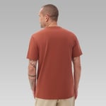 Basic Sm Logo Brushed Erkek Kahverengi Outdoor T-Shirt CS0282-229