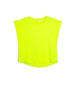Basic Spor Tişört Yarasa Kol Bisiklet Yaka