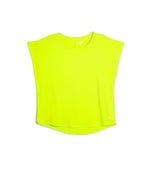 Basic Spor Tişört Yarasa Kol Bisiklet Yaka