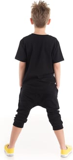 Basket Topu Erkek Çocuk T-shirt Kapri Şort Takım