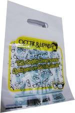 Baskılı Optik Gözlük Poşeti El Geçme 22x32 Cm 1 Kg x 200'lü