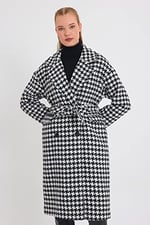 Batik A6189 Kazayağı Desenli Kaban