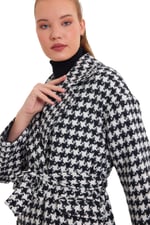 Batik A6189 Kazayağı Desenli Kaban