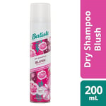 Batiste Kuru Şampuan Allık 200ml, Çiçek ve Seksi Kokulu, Yıkama Arasında Saçları Yenilemek İçin Durulama Spreyi İçermeyen (Ambalaj Değişebilir)