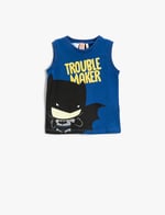 Batman Baskılı Lisanslı Atlet Pamuklu