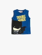 Batman Baskılı Lisanslı Atlet Pamuklu